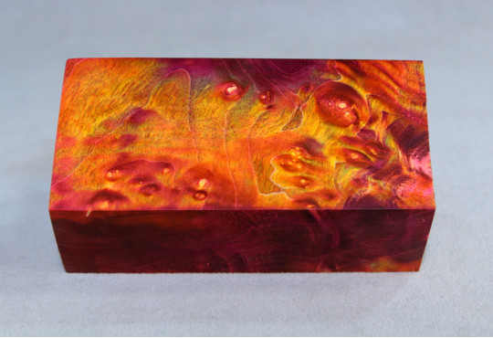 Stabilized Maple Burl Wood Mod Block